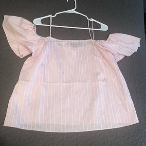 Pink Off the Shoulder Top